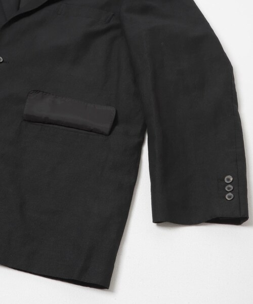 URBAN RESEARCH(アーバンリサーチ)の「new basic WOOL LINEN SINGLE JACKET(テーラードジャケット・メンズ・BLACK・M/L/XL)」の4枚目の写真