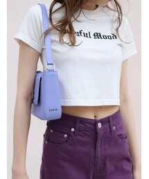 EVRIS | PLAYFUL MOOD クロップドTEE(Tシャツ/カットソー)