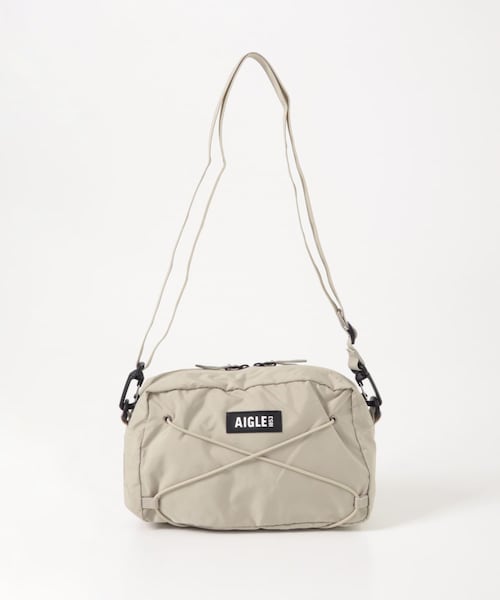 THE GOODLAND MARKET（ザグッドランドマーケット）の「AIGLE　パッカブル ミニショルダーバッグ（ショルダーバッグ・レディース・NOIR/CASHMERE/M.BLUE・one）」の2枚目の写真