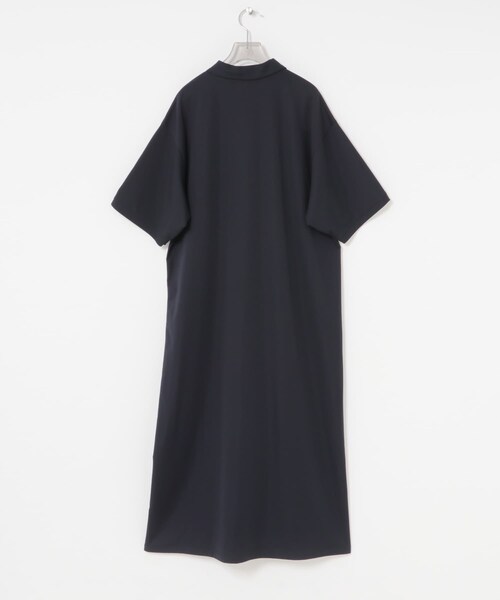 URBAN RESEARCH（アーバンリサーチ）の「レーヨンナイロンシャツカラーワンピース（ワンピース・レディース・BORDEAUX/NAVY・FREE）」の15枚目の写真