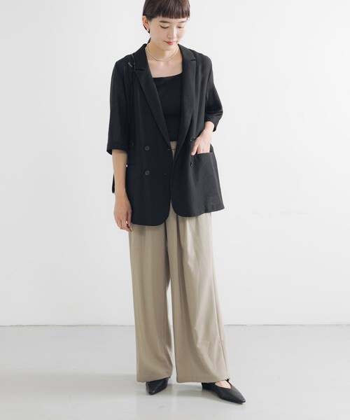 URBAN RESEARCH（アーバンリサーチ）の「『別注』 MILLIWM×URBANR　Vカットスリングバッグパンプス（パンプス・レディース・ブラック/イエローベージュ・36/36.5/37/37.5）」の6枚目の写真