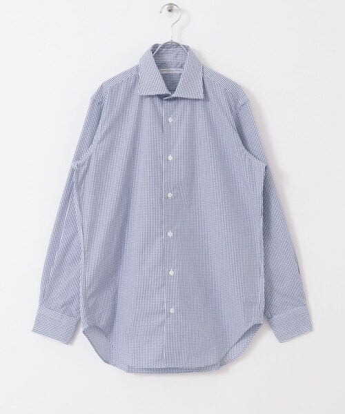 URBAN RESEARCH DOORS（アーバンリサーチドアーズ）の「『イージーケア』LIFE STYLE TAILOR　セミワイドチェックシャツ（シャツ/ブラウス・メンズ・BLUE-CH・37/39/41/43）」の3枚目の写真