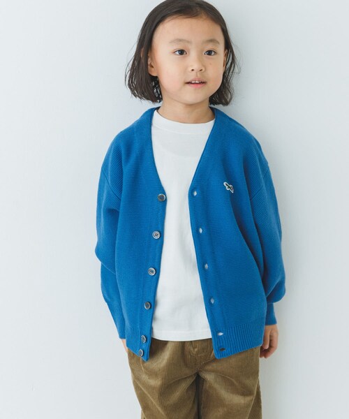 URBAN RESEARCH DOORS（アーバンリサーチドアーズ）の「『別注』PENNEYS×DOORS　THE FOX Vネックカーディガン(KIDS)（カーディガン/ボレロ・キッズ・RED/BLUE/TOP GRAY・105/120/135）」の16枚目の写真