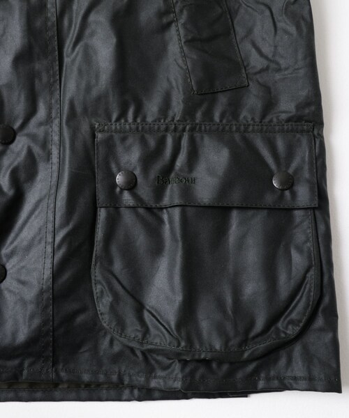 URBAN RESEARCH（アーバンリサーチ）の「Barbour　BEDALE WAX JACKET（ブルゾン・メンズ・SAGE/BLACK・36/38/40/42）」の8枚目の写真