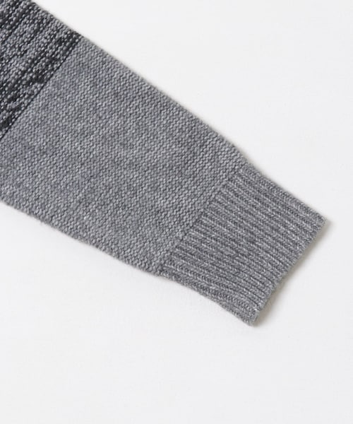 ITEMS URBANRESEARCH（アイテムズ アーバンリサーチ）の「リサイクルヤーン グラデーションニット（ニット/セーター・メンズ・BEG/GRY/BLK・M/L）」の13枚目の写真