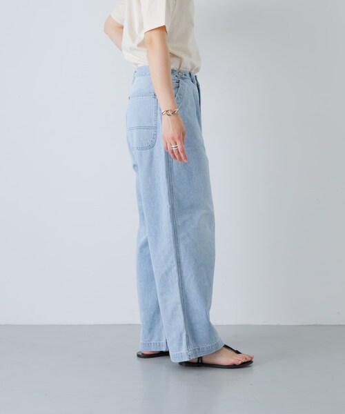 かぐれ(カグレ)の「ordinary fits BELL PANTS(デニムパンツ・レディース・BLEACH・28/30)」の8枚目の写真
