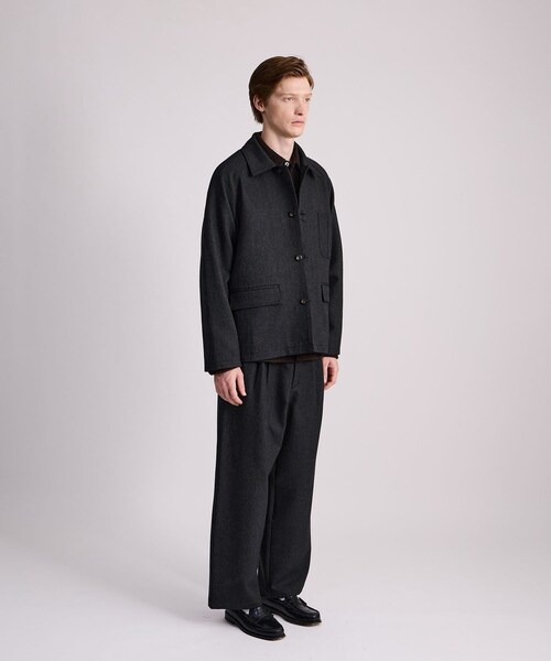 Saturdays NYC(サタデーズ ニューヨークシティ )の「Antoine Wool Chore Jacket(その他アウター・レディース・ブラック・L/M/S/XL)」の12枚目の写真