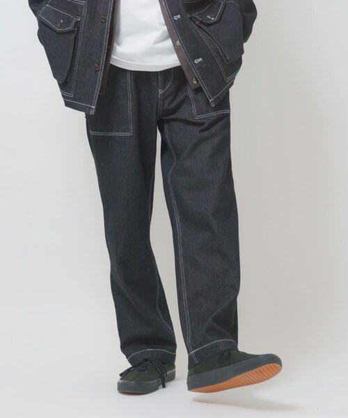 ITEMS URBANRESEARCH（アイテムズ アーバンリサーチ）の「デニム ベイカーパンツ（デニムパンツ・メンズ・BLK/NVY/BLU・M/L）」の7枚目の写真