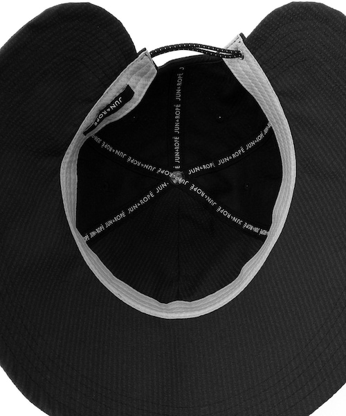 ROPE'(ロペ)の「【UV】セミワイドハット(ハット・レディース・ブラック/ホワイト・F)」の11枚目の写真