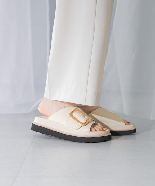 URBAN RESEARCH ROSSO（アーバンリサーチロッソ）の「ワイドベルトサンダル（サンダル・レディース・OFFWHITE・36/37/38）」の7枚目の写真