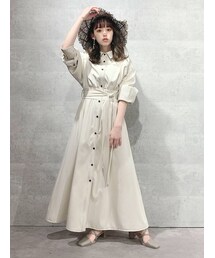 dazzlin | ステッチアートシャツワンピース(ワンピース)