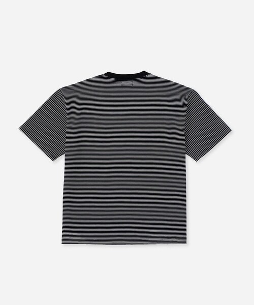 Saturdays NYC(サタデーズ ニューヨークシティ )の「Randall Stripe Relaxed SS Tee(Tシャツ/カットソー・レディース・ブラック/オフホワイト/オリーブ・L/M/S/XL)」の14枚目の写真
