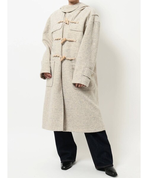 Ungrid（アングリッド）の「ロングダッフルコート（その他アウター・レディース・アイボリー/ネイビー・S/M）」の10枚目の写真