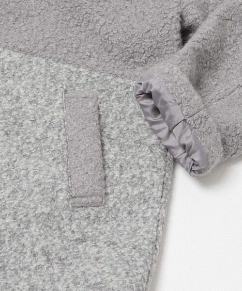 ITEMS URBANRESEARCH(アイテムズ アーバンリサーチ)の「ボア切替ジャケット(テーラードジャケット・レディース・L.BEG/GRY・Free)」の12枚目の写真