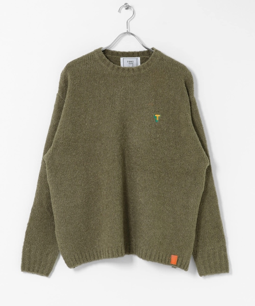 THE GOODLAND MARKET（ザグッドランドマーケット）の「TONY　Pier Ring Yarn Knit（ニット/セーター・メンズ・BLK/MOKA/GRN・M/XL）」の2枚目の写真