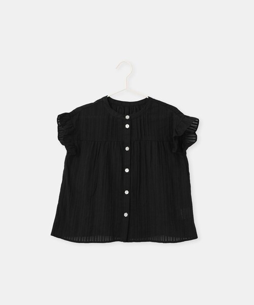 ROPE' PICNIC(ロペピクニック)の「【KIDS/キッズ】ピンタックギャザーブラウス(シャツ/ブラウス・キッズ・ブラック/ホワイト/クリーム・L/M/S)」の19枚目の写真