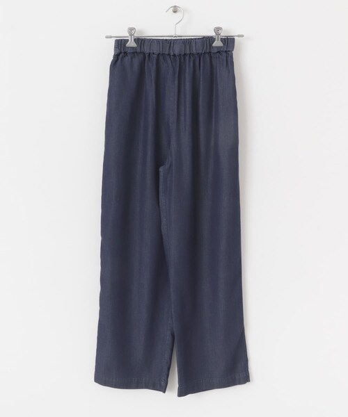 URBAN RESEARCH DOORS(アーバンリサーチドアーズ)の「リヨセルデニムイージーパンツ(デニムパンツ・レディース・BLACK/INDIGO・M/L)」の2枚目の写真