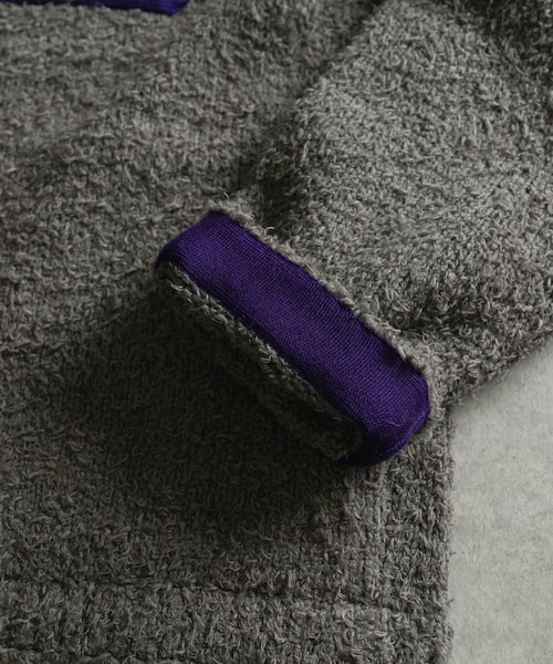 THE GOODLAND MARKET（ザグッドランドマーケット）の「米富繊維　KNIT FLEECE BLOUSON（ブルゾン・メンズ・24ORANGE/12GRAY/41BEIGE/62BLUE・3）」の11枚目の写真