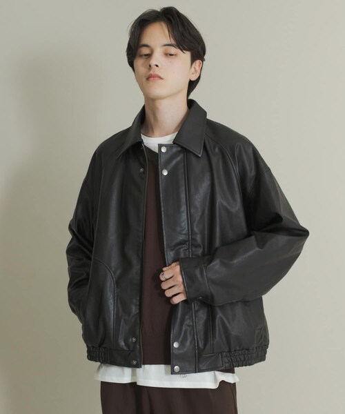 SENSE OF PLACE by URBAN RESEARCH(センスオブプレイスバイアーバンリサーチ)の「FLブルゾン(ブルゾン・メンズ・BLACK/BROWN・S/M/L)」の10枚目の写真