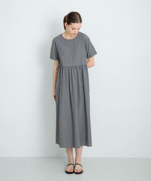 URBAN RESEARCH Sonny Label（アーバンリサーチサニーレーベル）の「ストライプサッカーワンピース（ワンピース・レディース・ブルー/ミント/ブラック・FREE）」の11枚目の写真