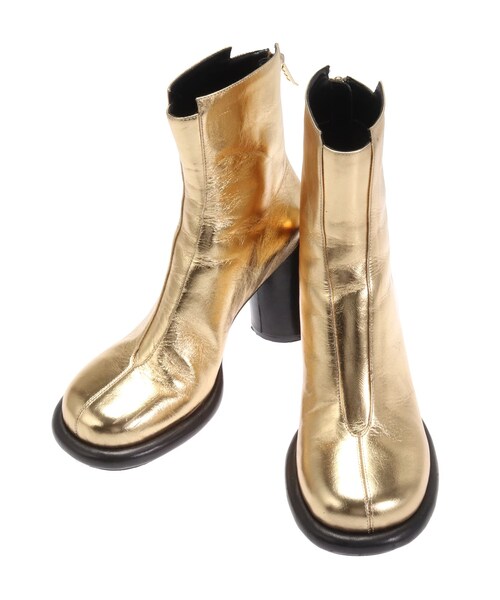 UN3D.（アンスリード）の「ROUND EDGE SHORT BOOTS（ブーツ・レディース・ブラック/シルバー/ゴールド・36/37/38）」の22枚目の写真