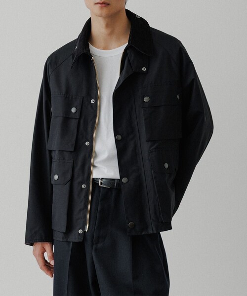 ADAM ET ROPE'(アダムエロペ)の「《別注》【Barbour/バブアー】4POCKET SHORT BLOUSON(ブルゾン・メンズ・ブラック/キャメル・36/38/40/42)」の12枚目の写真