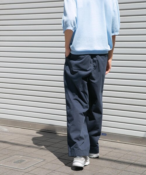 URBAN RESEARCH DOORS(アーバンリサーチドアーズ)の「FORK&SPOON クリンクルワイドパンツ(その他パンツ・メンズ・BEIGE/DARK NAVY・4/5)」の20枚目の写真