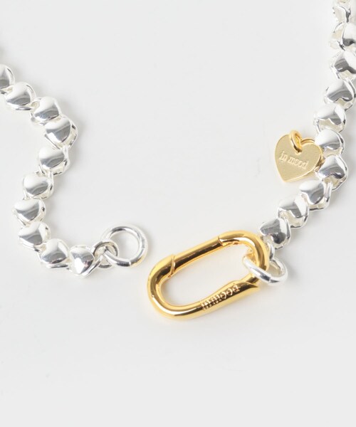 URBAN RESEARCH ROSSO（アーバンリサーチロッソ）の「in mood　CLIP HEART NECKLACE（ネックレス・レディース・MIX・-）」の8枚目の写真