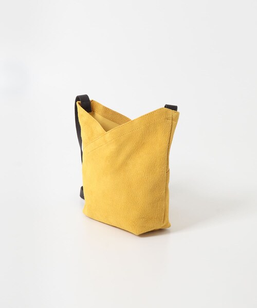 EKAL（エカル）の「HOBO　AZUMA SHOULDER BAG S PS（ショルダーバッグ・メンズ・YELLOW/CHARCOAL・One）」の7枚目の写真