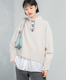 URBAN RESEARCH ROSSO | 『WEB/一部店舗限定』エクストラファインシームデザインニット(ニット/セーター)