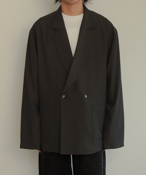 SENSE OF PLACE by URBAN RESEARCH（センスオブプレイスバイアーバンリサーチ）の「ダブルルーズジャケット（テーラードジャケット・メンズ・BEIGE/GRAY・M/L）」の4枚目の写真