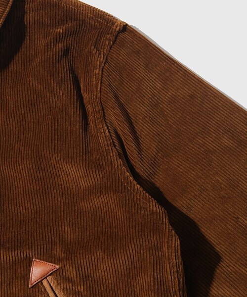 ADAM ET ROPE'（アダムエロペ）の「【Mister Freedom/ミスターフリーダム】Mattock CAMPUS BLOUSE BROWN CORDUROY（その他アウター・メンズ・ダークブラウン・40/42）」の6枚目の写真