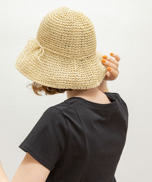 URBAN RESEARCH Sonny Label（アーバンリサーチサニーレーベル）の「折り畳みペーパーハット（ハット・レディース・キャメル/ベージュ・one）」の7枚目の写真