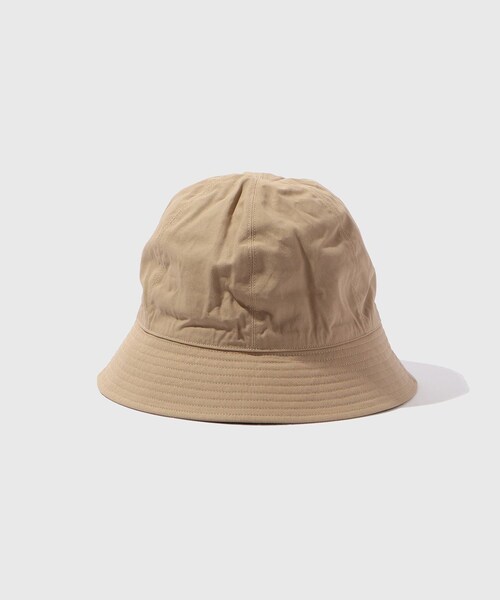 ADAM ET ROPE'（アダムエロペ）の「【KIJIMA TAKAYUKI/キジマ タカユキ】COTTON GABA 6PANEL HAT（ハット・メンズ・ブラック/ベージュ/ネイビー・1/2）」の4枚目の写真