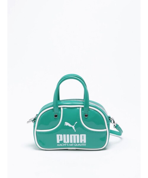 RUNWAY channel SELECTION(ランウェイチャンネルセレクション)の「【PUMA】 1976 マイクログリップバッグ(ハンドバッグ・レディース・グリーン/ラベンダー・F)」の1枚目の写真