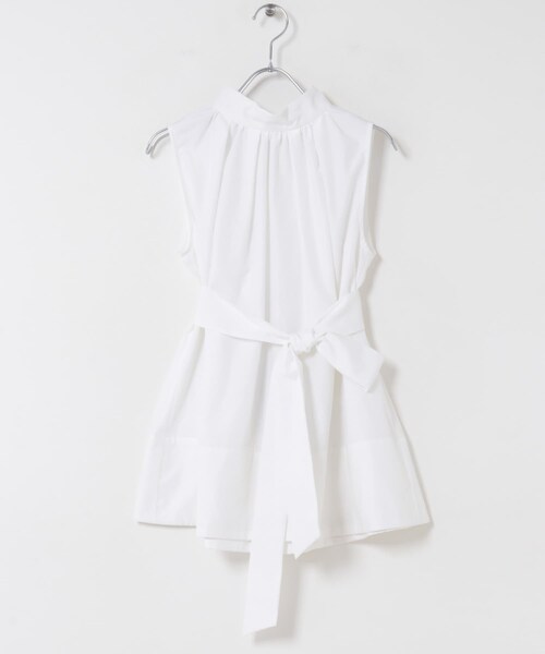 URBAN RESEARCH ROSSO（アーバンリサーチロッソ）の「ウエストマークハイネックシャツブラウス（シャツ/ブラウス・レディース・OFF WHITE/BLACK・Free）」の11枚目の写真