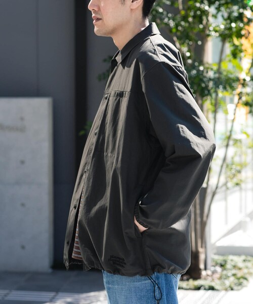 URBAN RESEARCH DOORS(アーバンリサーチドアーズ)の「『別注』Marmot×DOORS COACH SHIRTS JACKET(テーラードジャケット・メンズ・INK BLACK/NAVY/TEAL/IVORY・M/L/XL)」の17枚目の写真