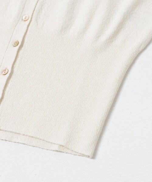 URBAN RESEARCH ROSSO（アーバンリサーチロッソ）の「リネンコットンウエストシェイプデザインニット（ニット/セーター・レディース・WHITE/CARAMEL・Free）」の16枚目の写真