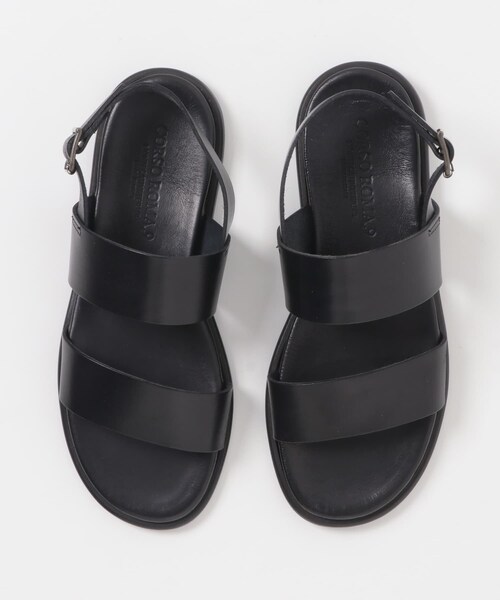 かぐれ（カグレ）の「CORSO ROMA, 9　DOUBLE STRAP SANDAL（サンダル・レディース・MOGARO/NERO・36/37/38）」の8枚目の写真