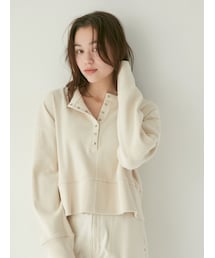 Ungrid | テレコヘンリーショートトップス(Tシャツ/カットソー)