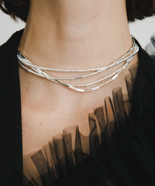 URBAN RESEARCH（アーバンリサーチ）の「decor『デコール』　Hematite minibar Choker（ネックレス・レディース・SILVER・-）」の11枚目の写真