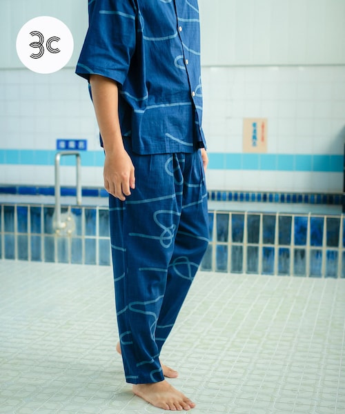 URBAN RESEARCH(アーバンリサーチ)の「SENTO-GRASHI 「ゆ」 pants (Tapered)(その他パンツ・メンズ・BRN×Y.BRN/BLU×L.BLU・M/L/L/XL)」の2枚目の写真