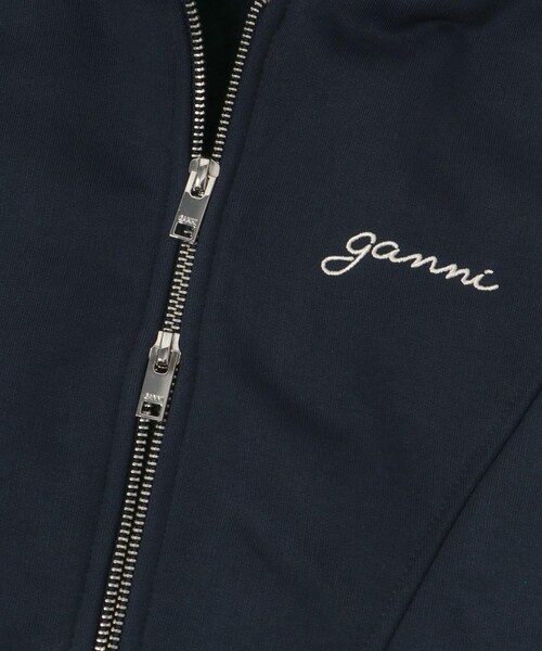URBAN RESEARCH（アーバンリサーチ）の「GANNI　Heavy Fleece Zip Hoodie（パーカー・レディース・SkyCaptain・S）」の5枚目の写真