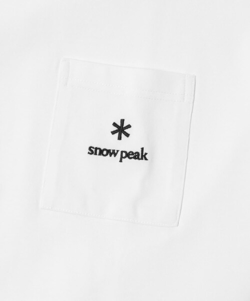 URBAN RESEARCH DOORS(アーバンリサーチドアーズ)の「『別注』Snow Peak Apparel×DOORS POCKET LOGO SHORT-SLEEVE T-SHIRTS(Tシャツ/カットソー・メンズ・WHITE/BLUEGRAY/FOLIAGE/CHARCOAL・M/L/XL)」の13枚目の写真