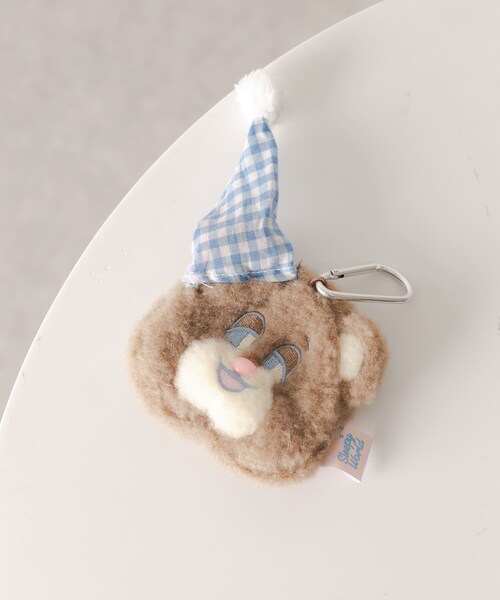 SMELLY（スメリー）の「『WEB/一部店舗限定』NEONMOON　Sleepy Teddy Pouch（ポーチ・レディース・MNT/PNK/PPL/BRN/IVO・-）」の2枚目の写真