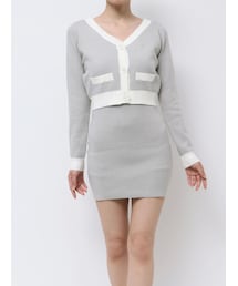 GYDA | Symmetry GYDAバイカラーアンサンブルワンピース(ワンピース)