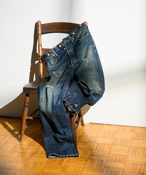 ADAM ET ROPE'（アダムエロペ）の「《別注》【New Manual / ニューマニュアル】EX#02 1942 LV JEANS S.WASH（その他パンツ・メンズ・ネイビー・31/33/36）」の11枚目の写真
