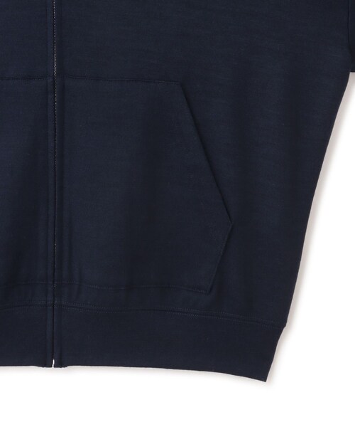 ADAM ET ROPE'(アダムエロペ)の「【WRAPINKNOT(ラッピンノット)】ZIP Hoodie(パーカー・レディース・ブラック/ネイビー・1)」の8枚目の写真