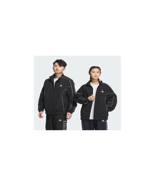 adidas(アディダス)の「ワーディング ルーズフィット シワ加工 ナイロンウーブン 起毛トリコット 裏地付きジャケット(ジェンダーニュートラル)(トップス・メンズ・パープル/ブラック/グレー・J/S/J/M/J/L/J/XL/J/2XL/J/3XL/S/M/L/XL/2XL/3XL/J/XS/3XS/2XS/XS/4XL/5XL/6XL/J/4XL/J/5XL)」の18枚目の写真