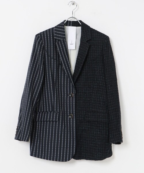 URBAN RESEARCH（アーバンリサーチ）の「別注LOGO JK（テーラードジャケット・レディース・NAVY・Free）」の7枚目の写真